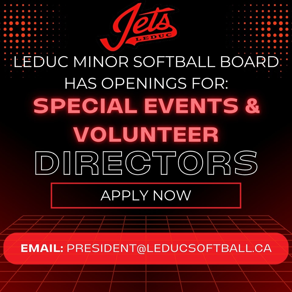 Join Leduc Minor Softball Board